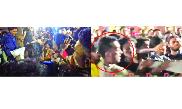 সাংবাদিকদের মারধরের নেতৃত্ব দেন বিজয় একাত্তর হলে ছাত্রদলের মনোনীত ভিপি প্রার্থী সাজ্জাদ হোসেন (বাঁয়ে); ঢাবি ছাত্রদলের সহ-সভাপতি সৈকত মোর্শেদ : নয়া দিগন্ত