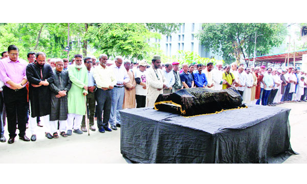 জাতীয় প্রেস ক্লাবে কবি আল মুজাহিদীর নামাজে জানাজা  : নয়া দিগন্ত