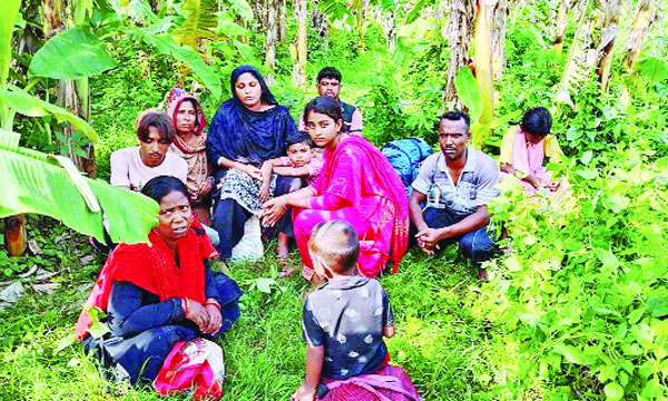 দর্শনা সীমান্তে বিজিবির হাতে আটককৃতরা : নয়া দিগন্ত