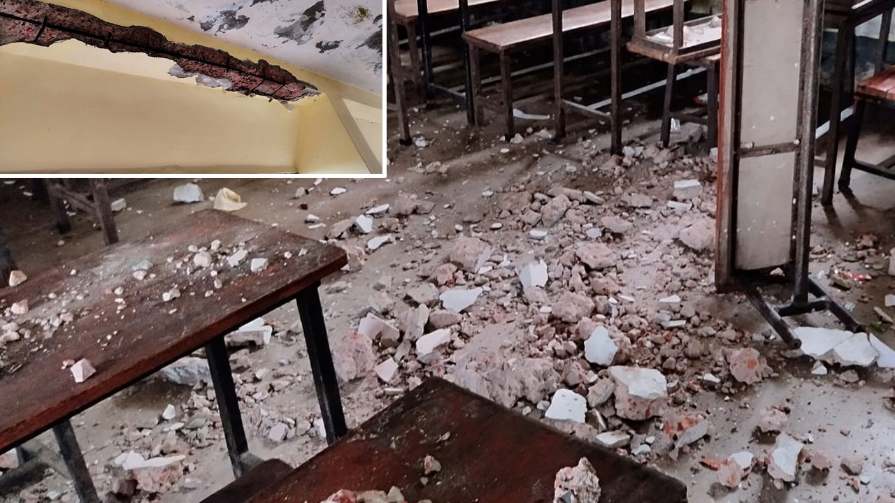 বাকেরগঞ্জের মডেল সরকারি প্রাথমিক বিদ্যালয়ের ঝুঁকিপূর্ণ স্কুল ভবন