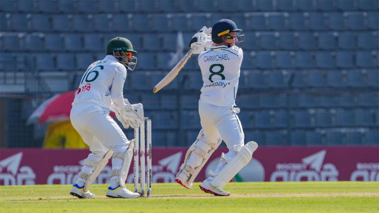 বাংলাদেশ-আয়ারল্যান্ড টেস্টের চতুর্থ দিন চলছে