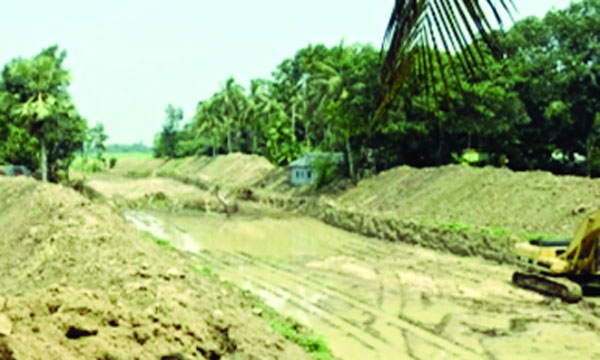 মধুমতীর বেড়িবাঁধ প্রকল্পের কাজ চলমান : নয়া দিগন্ত