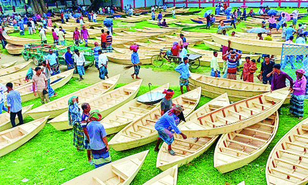 ঘিওর-ঝিটকায় এখনো টিকে আছে নদীমাতৃক ঐতিহ্য