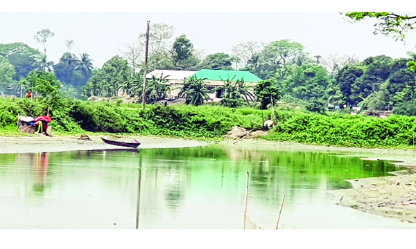 পাড় দখলের কারণে হাজার বছরের বগুইরা নদী খালে পরিণত হয়েছে : নয়া দিগন্ত