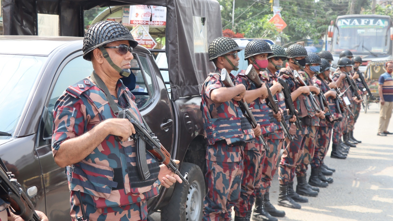 শেরপুর-৩ আসনের নির্বাচনে ১৬ প্লাটুন বিজিবি মোতায়েন