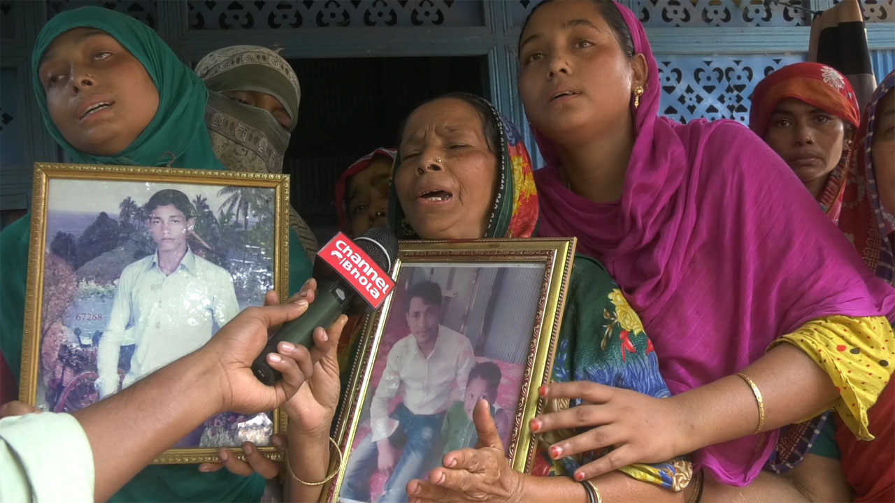 জামালের ছবি নিয়ে স্বজনদের আহাজারি