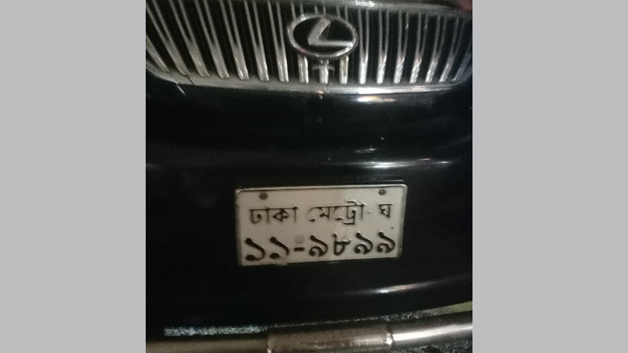 অভিযুক্তদের ব্যবহৃত গাড়ি
