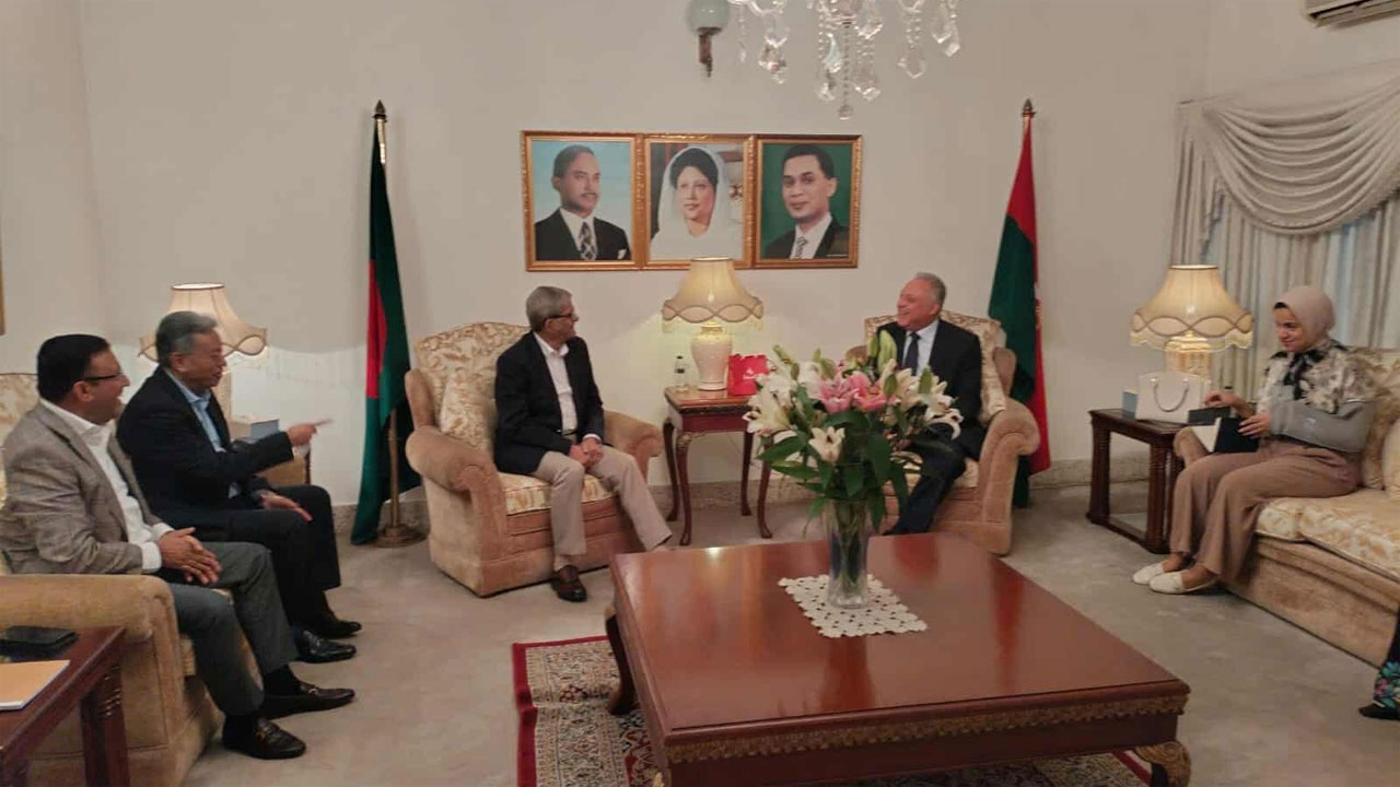 বিএনপির প্রতিনিধিদলের সাথে মিসরের রাষ্ট্রদূতের বৈঠক