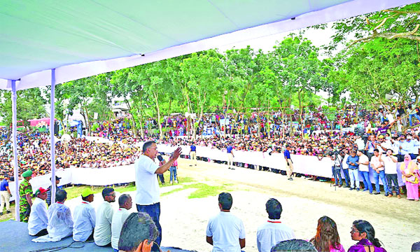 প্রধানমন্ত্রী তারেক রহমান কিশোরগঞ্জের পাকুন্দিয়ায় জাতীয় মৎস্য পক্ষ ২০২৬ উপলক্ষে আয়োজিত অনুষ্ঠানে প্রধান অতিথির বক্তৃতা করেন  : পিআইডি