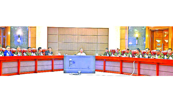 প্রধানমন্ত্রী তারেক রহমান সেনাবাহিনী সদরদফতরে সেনাসদর নির্বাচনী পর্ষদ ২০২৬-এর উদ্বোধন অনুষ্ঠানে প্রধান অতিথির বক্তৃতা করেন  : পিআইডি