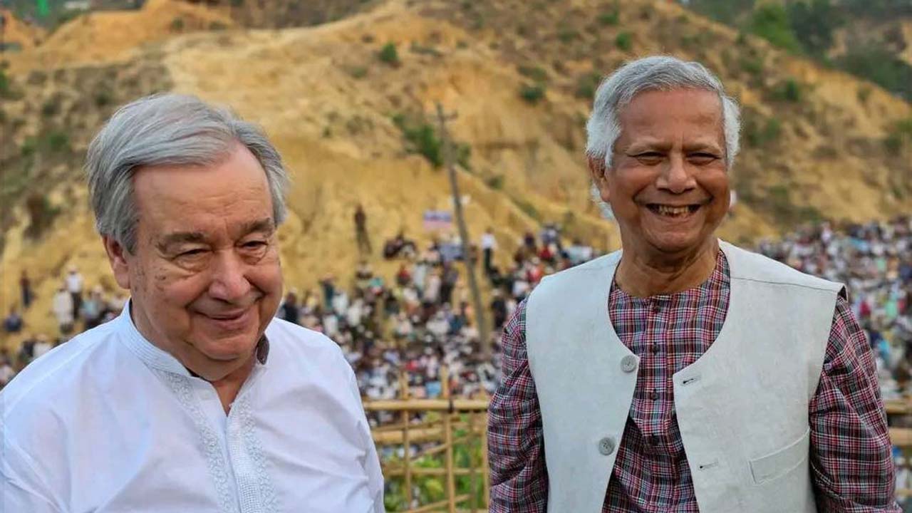 অ্যান্তোনিও গুতেরেস রোহিঙ্গাদের সাথে ড. মোহাম্মদ ইউনূসের উপস্থিতিতে ইফতার করেছেন