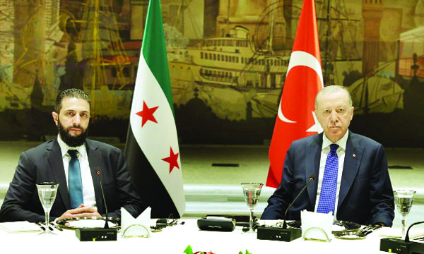 ইস্তাম্বুলের দোলমাবাহচে প্রাসাদে রজব তৈয়ব এরদোগান ও আহমদ আল-শারার বৈঠক : ইন্টারনেট