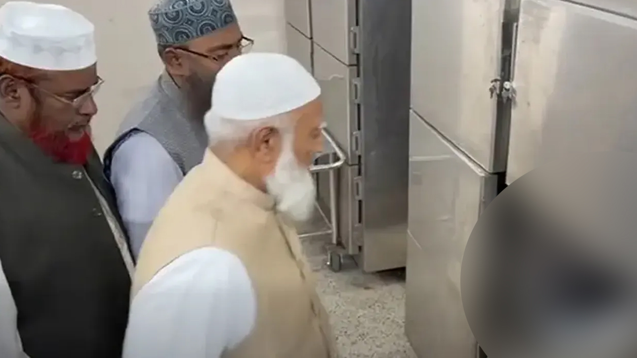 লাশ দেখতে জাতীয় হৃদরোগ ইনস্টিটিউটের হিমাগারে জামায়াত আমির