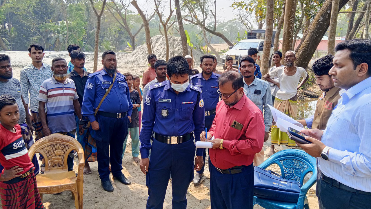 পাটাওয়ারী বাজার এলাকায় ভ্রাম্যমাণ আদালতের অভিযান