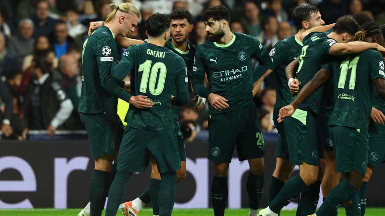 রিয়াল মাদ্রিদের বিপক্ষে ২-১ গোলে জয় ম্যানসিটির