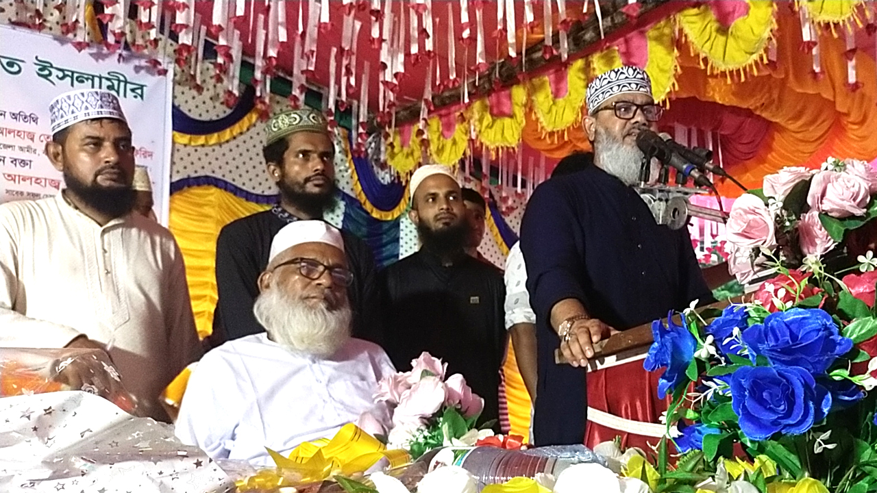 বক্তব্য রাখেন মাসুদ সাঈদী