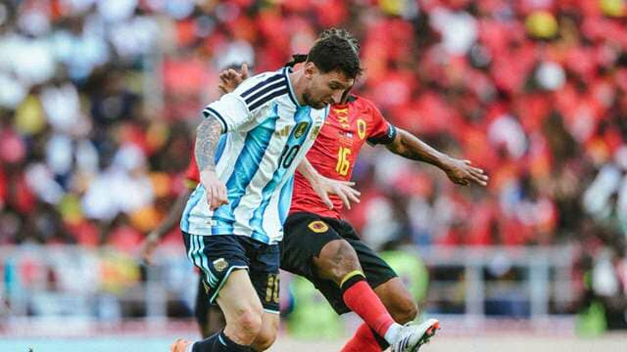 অ্যাঙ্গোলাকে ২-০ ব্যবধানে হারিয়েছে আর্জেন্টিনা