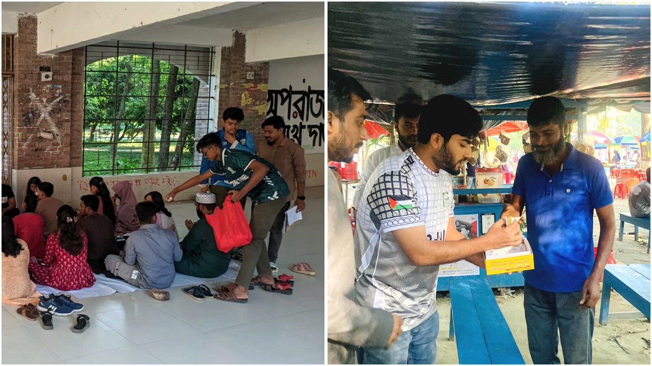 হাসিনার ফাঁসির রায়ে উল্লাস প্রকাশ করে ইবি শিক্ষার্থীদের মিষ্টি বিতরণ