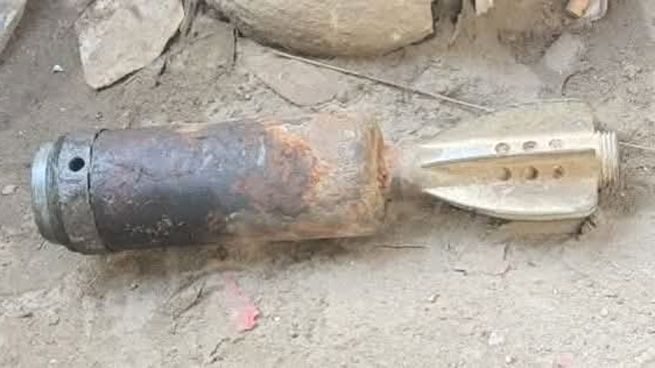 অবিস্ফোরিত মর্টার শেল উদ্ধার