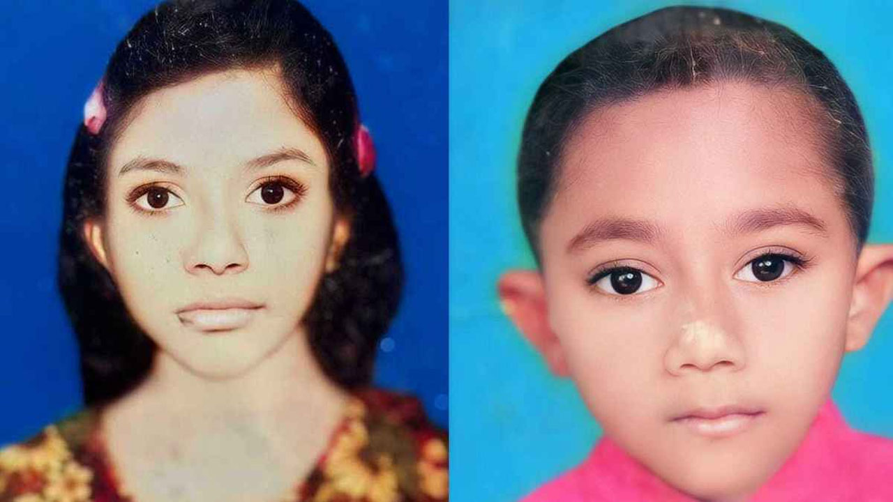 তাসলিমা খানম (১৫) ও কাওসার শেখ (৮)