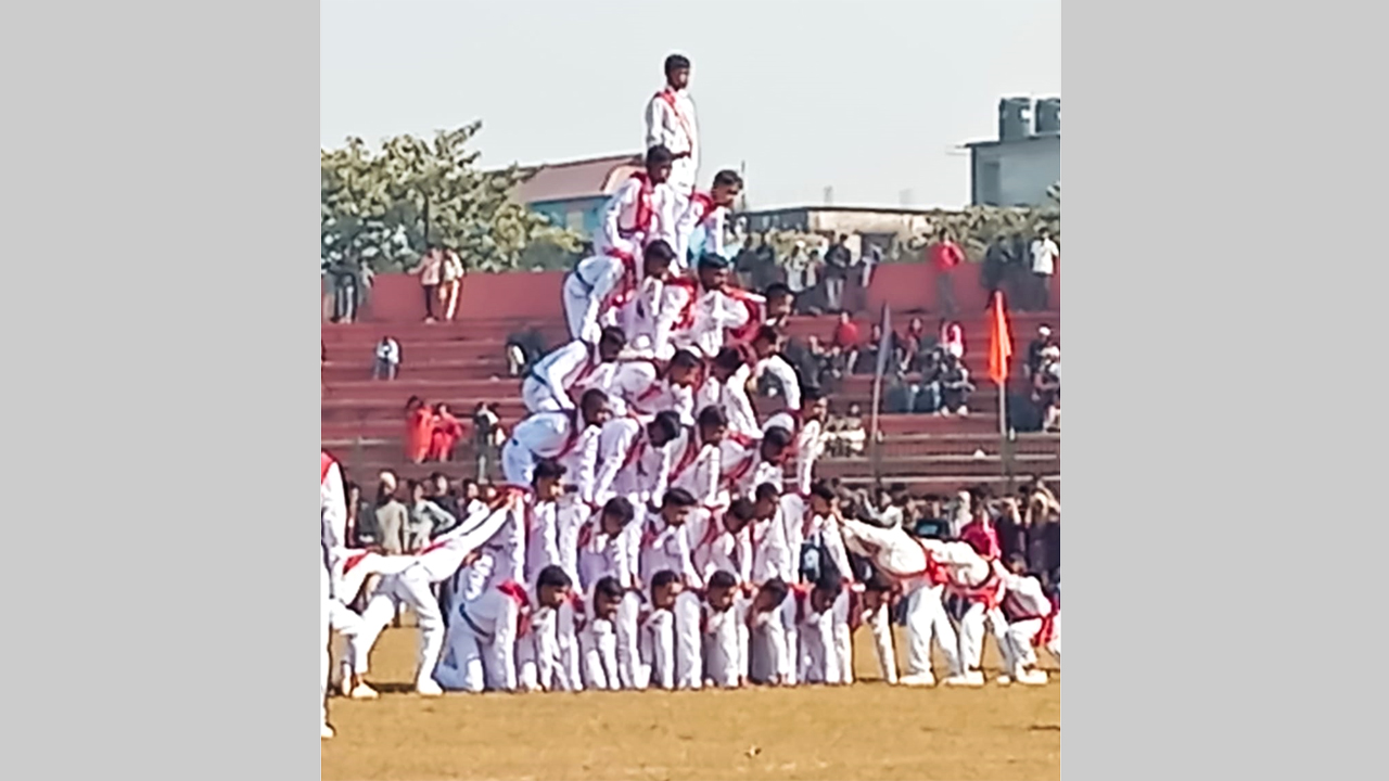 দিবস উপলক্ষে ছাত্র-ছাত্রীদের ডিসপ্লে