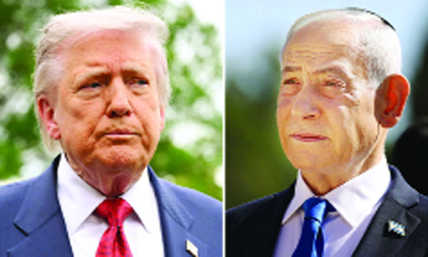 ডোনাল্ড ট্রাম্প ও বেনিয়ামিন নেতানিয়াহু