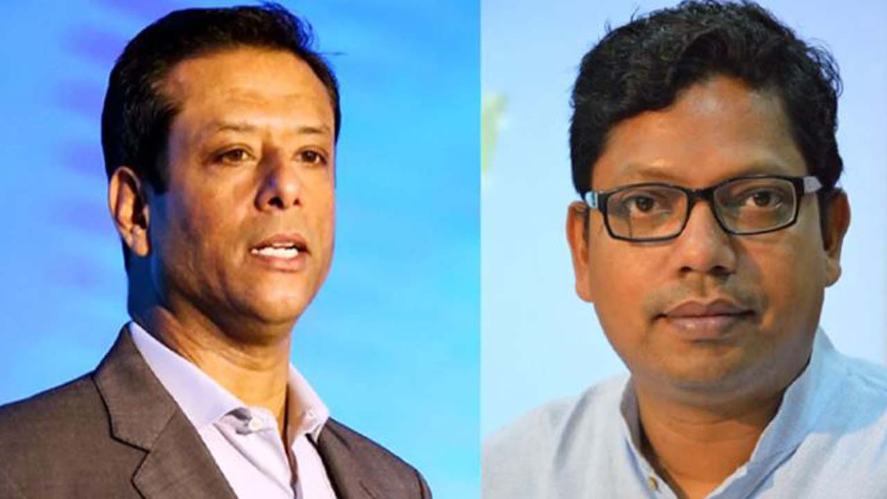 সজীব ওয়াজেদ জয় ও জুনায়েদ আহমেদ পলক