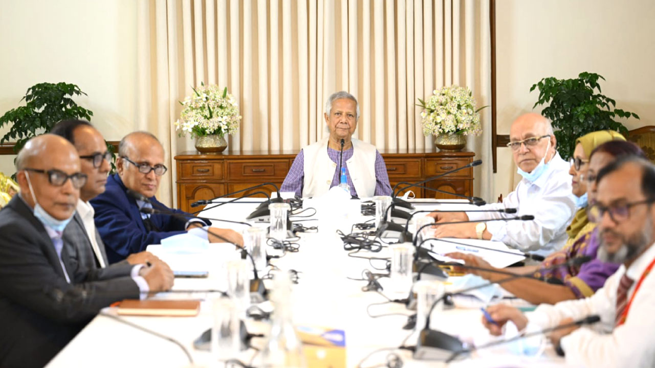 বৈঠকে প্রধান উপদেষ্টা অধ্যাপক মুহাম্মদ ইউনূস