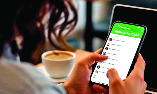 হোয়াটসঅ্যাপে মেসেজ শিডিউলিং