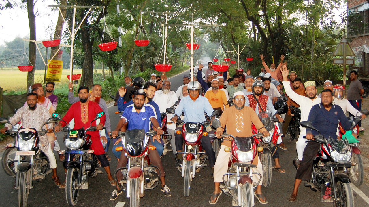 জামায়াতের ফ্যাসিবাদবিরোধী মোটরসাইকেল র‌্যালি