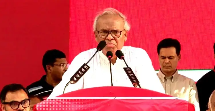 জাতীয়তাবাদী শ্রমিক দলের সমাবেশে প্রধানমন্ত্রীর রাজনৈতিক উপদেষ্টা অ্যাডভোকেট রুহুল কবির রিজভী