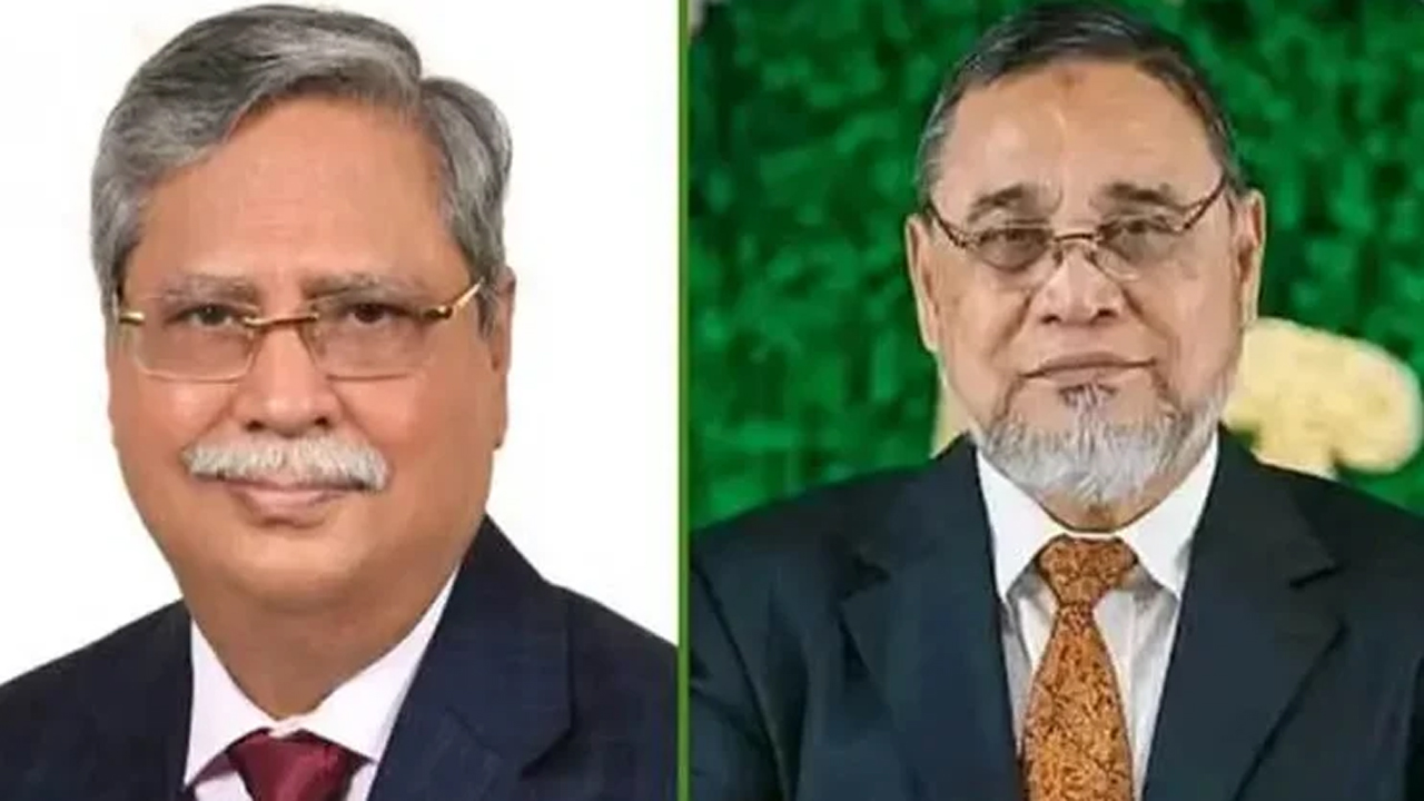 রাষ্ট্রপতি মো: সাহাবুদ্দিন এবং সিইসি এ এম এম নাসির উদ্দিন