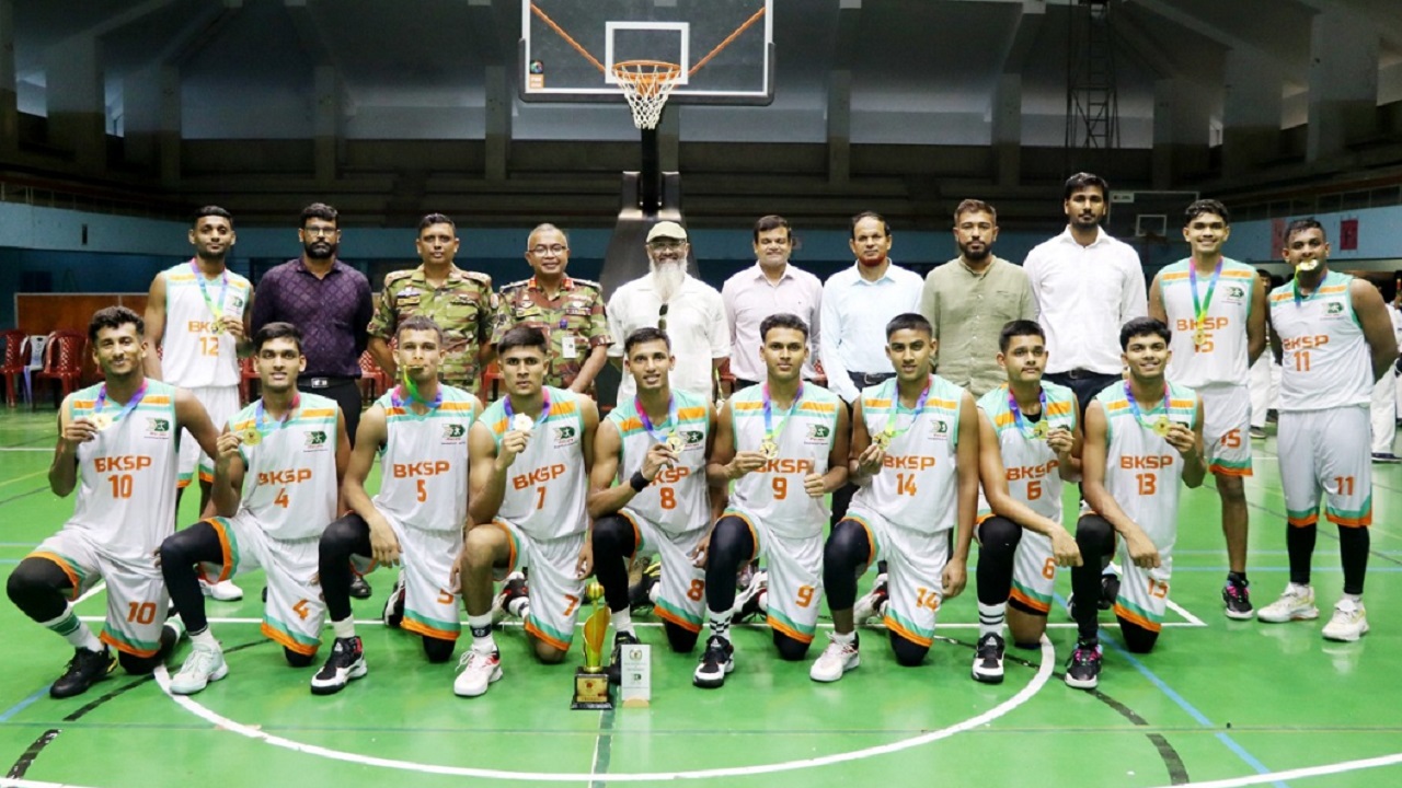 বিকেএসপি কাপ বাস্কেটবলে বিকেএসপি চ্যাম্পিয়ন