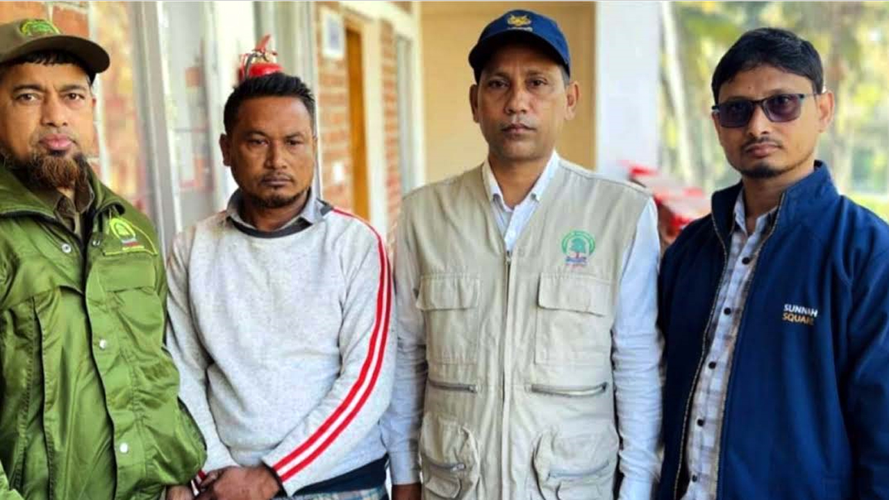 ১০২ কেজি হরিণের গোস্তসহ শিকারি আটক