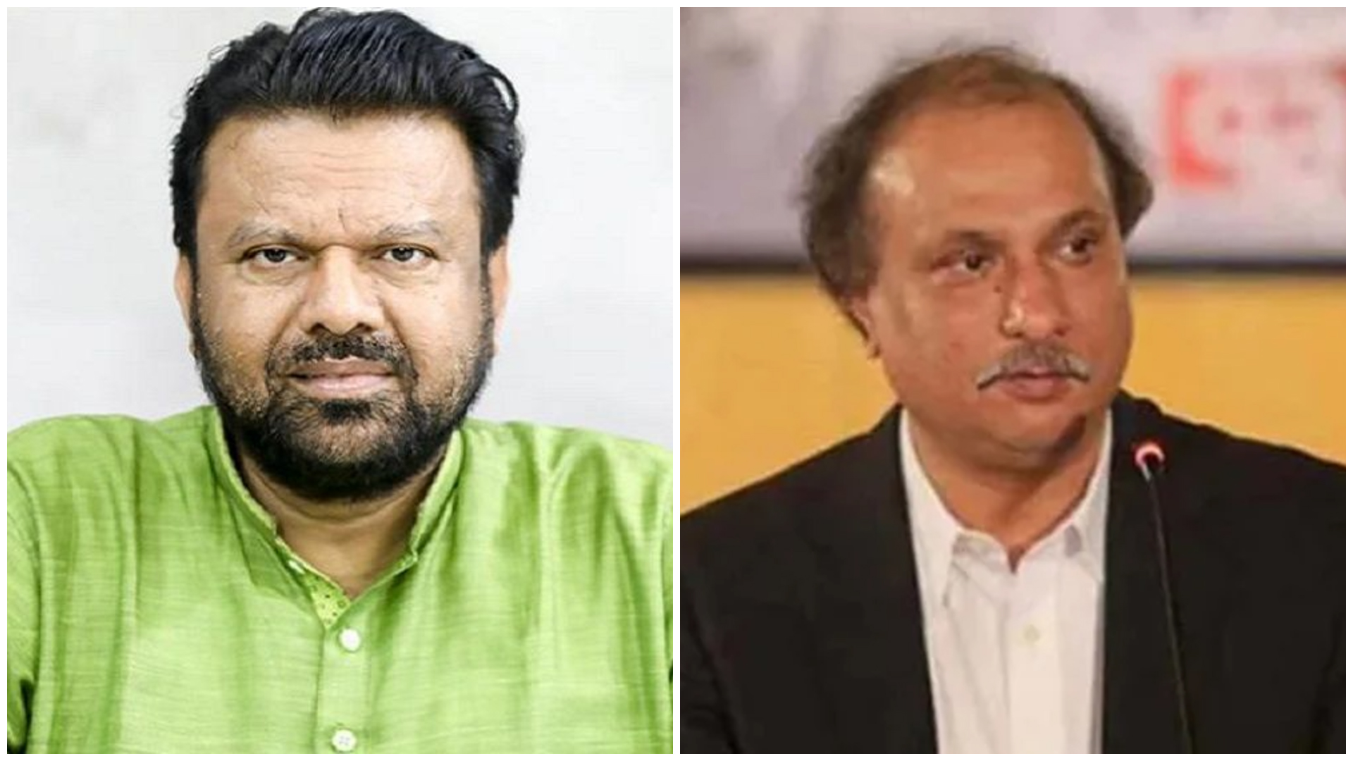 ভোরের কাগজের সম্পাদক শ্যামল দত্ত ও একাত্তর টেলিভিশনের সিইও মোজাম্মেল হক বাবু