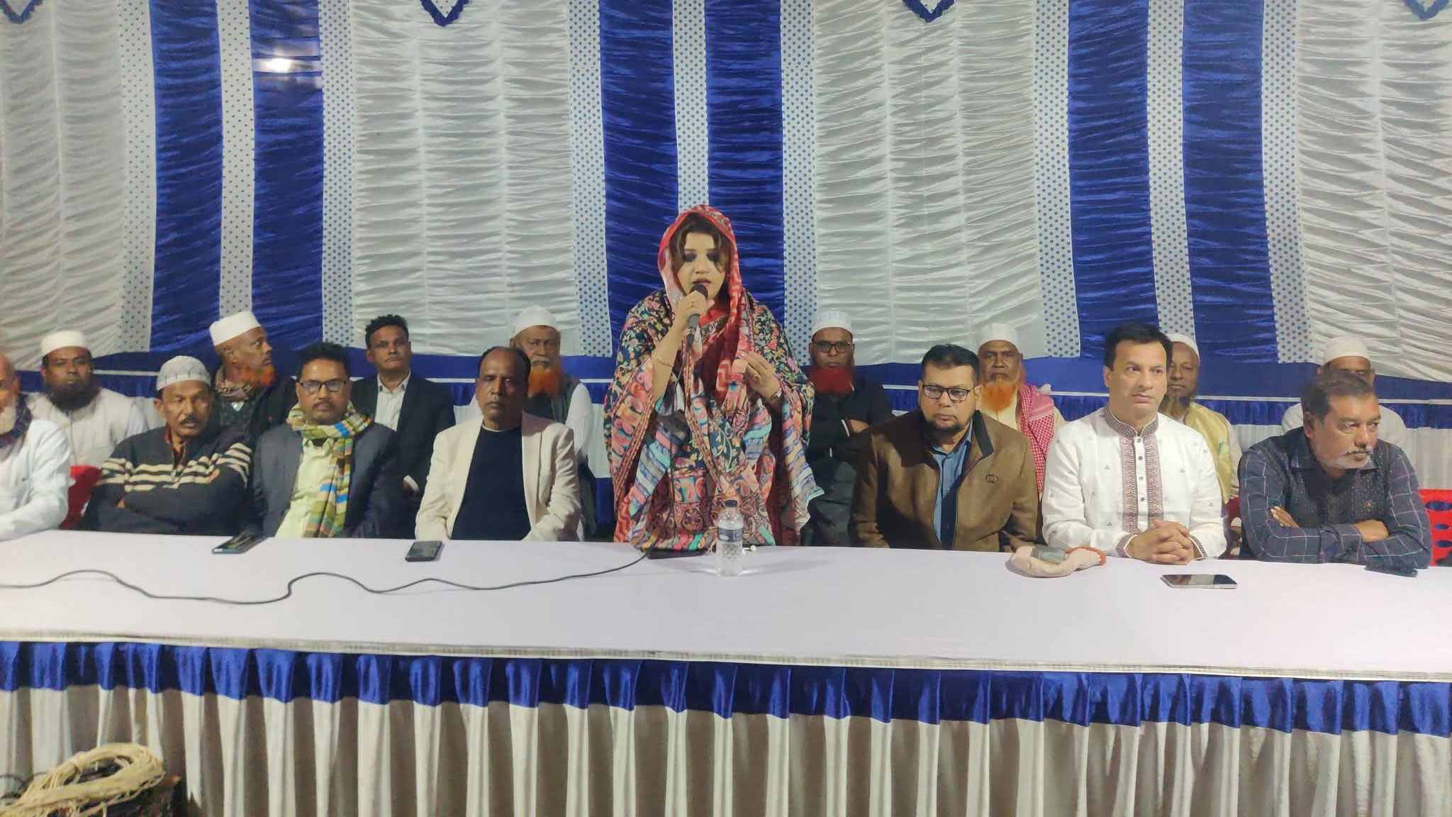 কথা বলছেন শামা ওবায়েদ ইসলাম রিংকু