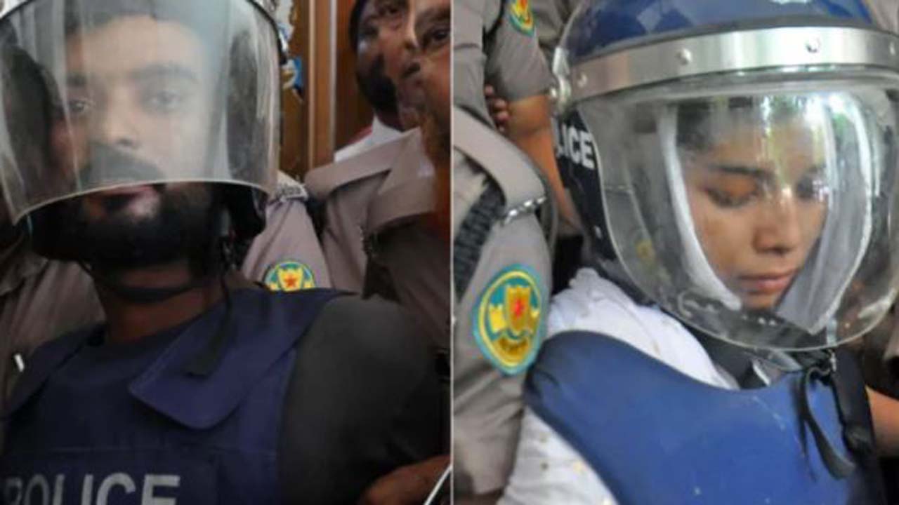 আসামি সোহেল রানা ও তার স্ত্রী স্বপ্না আক্তার