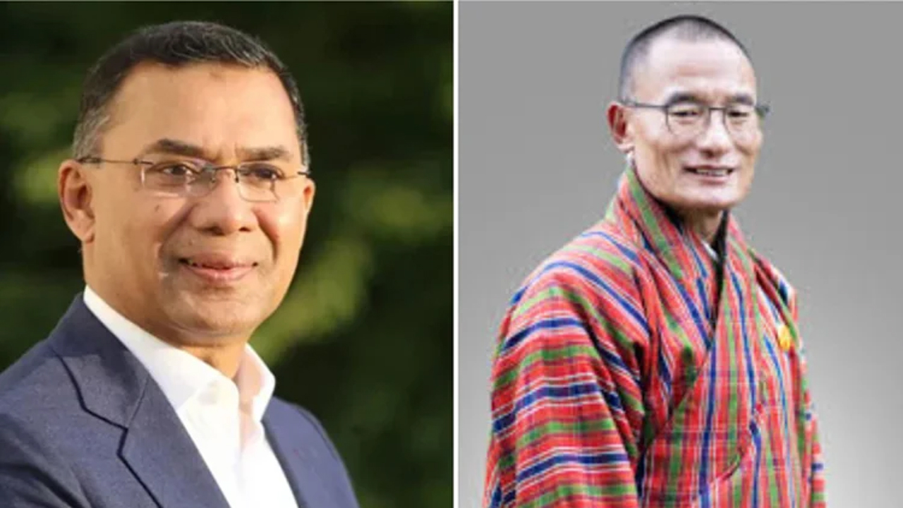 বিএনপির চেয়ারম্যান তারেক রহমান ও ভুটানের প্রধানমন্ত্রী শেরিং তোবগে