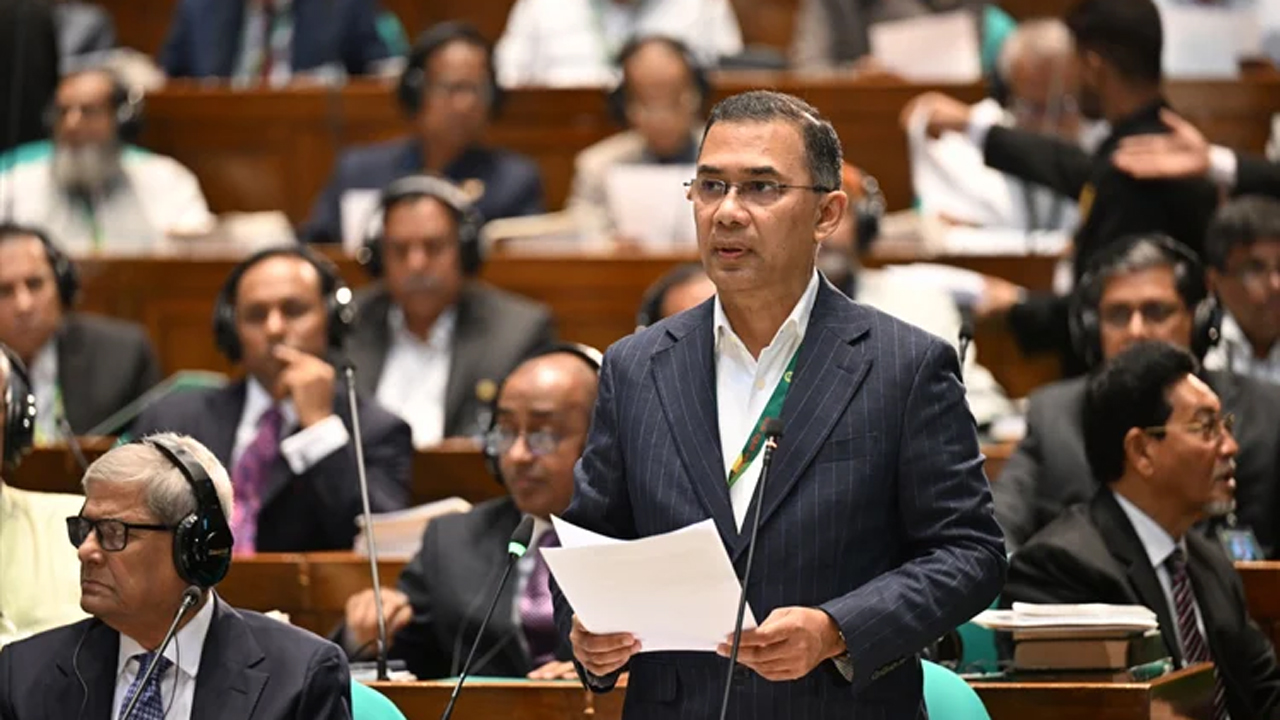 ত্রয়োদশ জাতীয় সংসদের প্রথম অধিবেশনে প্রধানমন্ত্রী তারেক রহমান