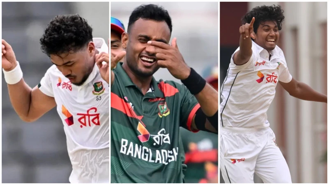 তাসকিন আহমেদ, শরিফুল ও হাসান মাহমুদ