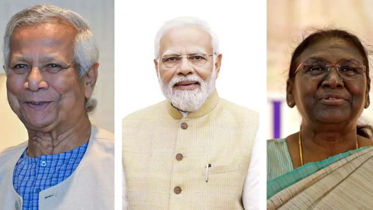 বাংলাদেশের স্বাধীনতা দিবস উপলক্ষে প্রধান উপদেষ্টা ও রাষ্ট্রপতিকে পৃথক বার্তা পাঠিয়েছেন ভারতের প্রধানমন্ত্রী ও রাষ্ট্রপতি